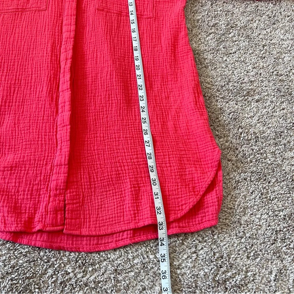 Young, Fabulous and Broke Cotton Gauze Button Down Blouse - Picture 12 of 13